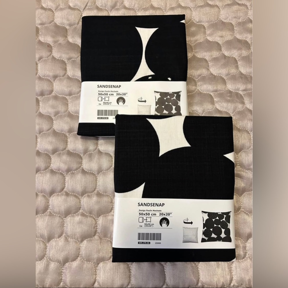 Brand New IKEA Sandsenap Pillow Covers (2 Included)